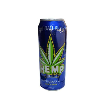 24 Pack x Hemp Abel Blue Guarana Energy Drink 500ml